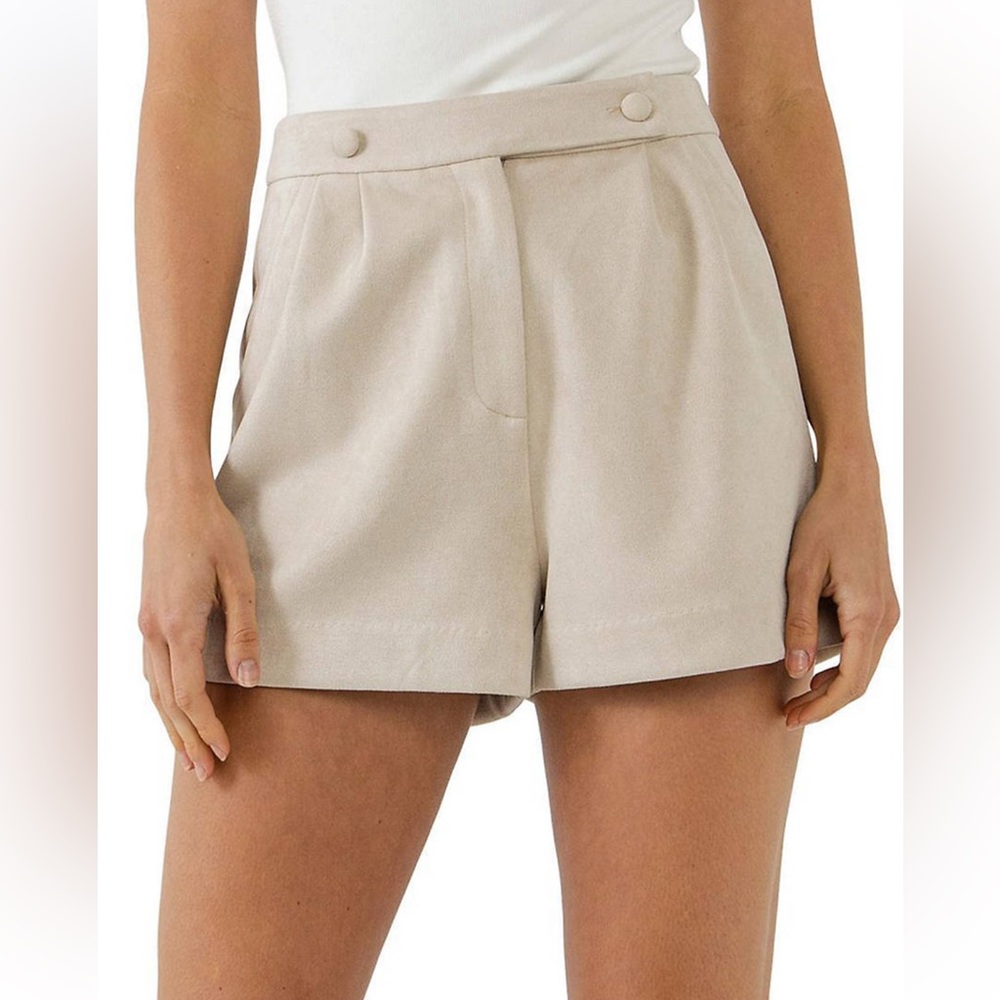 Faux Suede Shorts